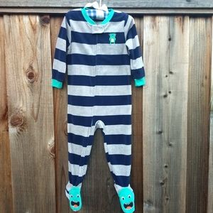 Carter's 2T Boys Fleece Footed Pajamas